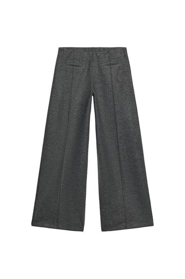 DARTED PANTS — Mid-gray 1