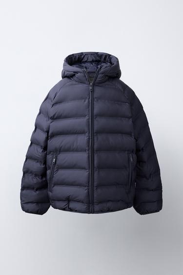 ULTRALIGHT WATER-REPELLENT JACKET - Navy blue by Zara