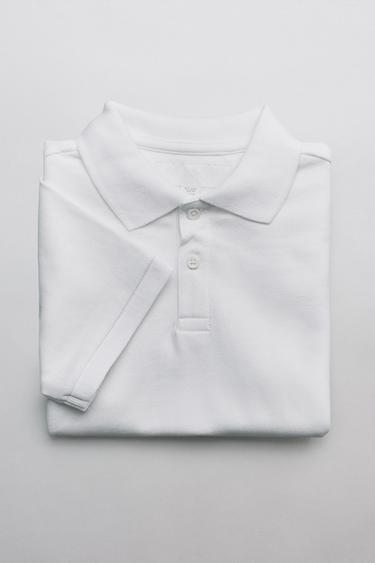 ENOBARVNA POLO MAJICA - Bela od Zare