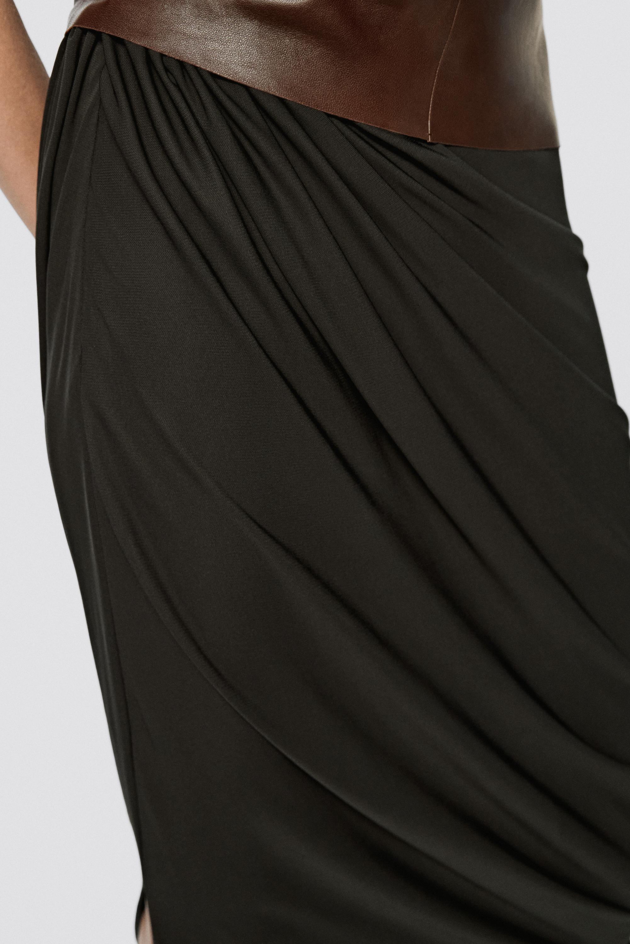 Draped midi skirt - LIMITED EDITION