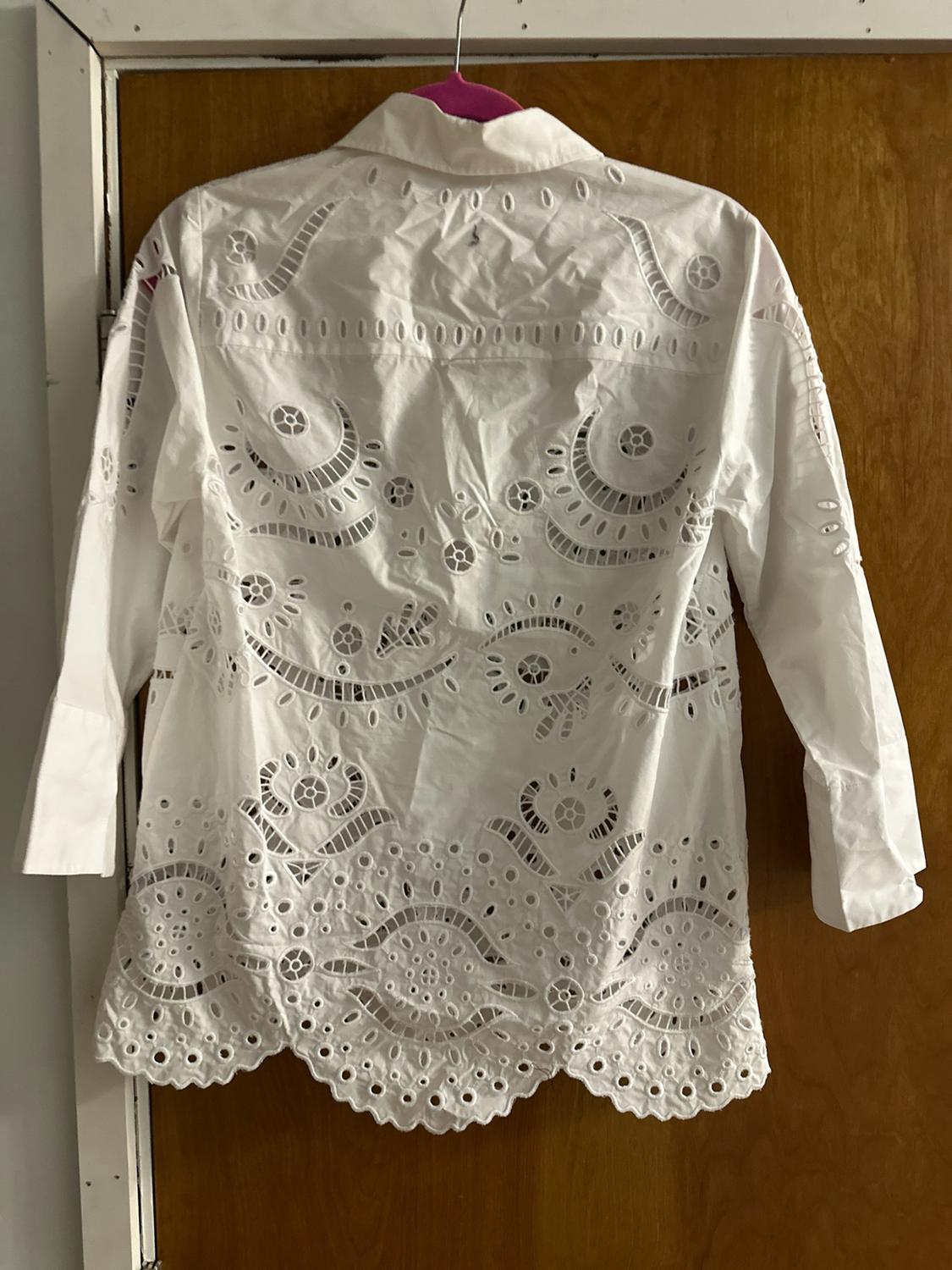 CAMISA BORDADOS PERFORADOS ZW COLLECTION - Image 3