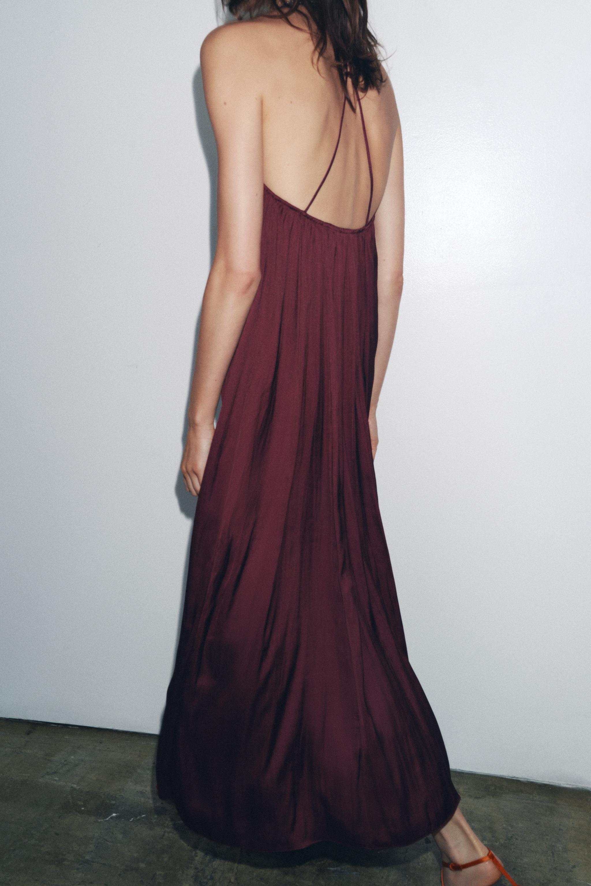 ZW COLLECTION SATIN LONG DRESS