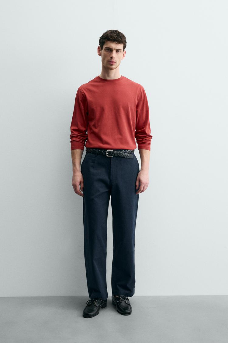 NORMAL KESİM UZUN KOLLU T-SHIRT