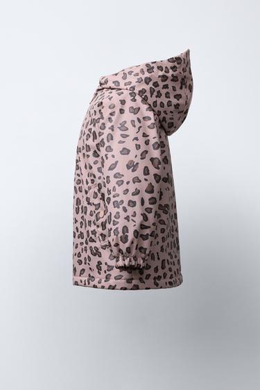 WATER-RESISTANT PRINTED RUBBERISED RAINCOAT - Pink by Zara - Image 2