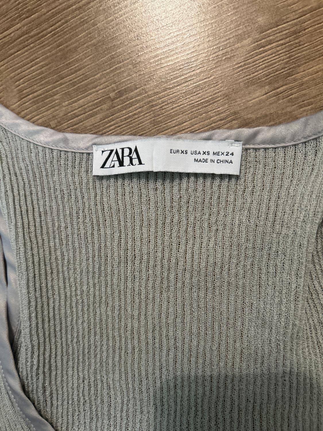 MATCHING SATIN KNIT TOP - Image 2