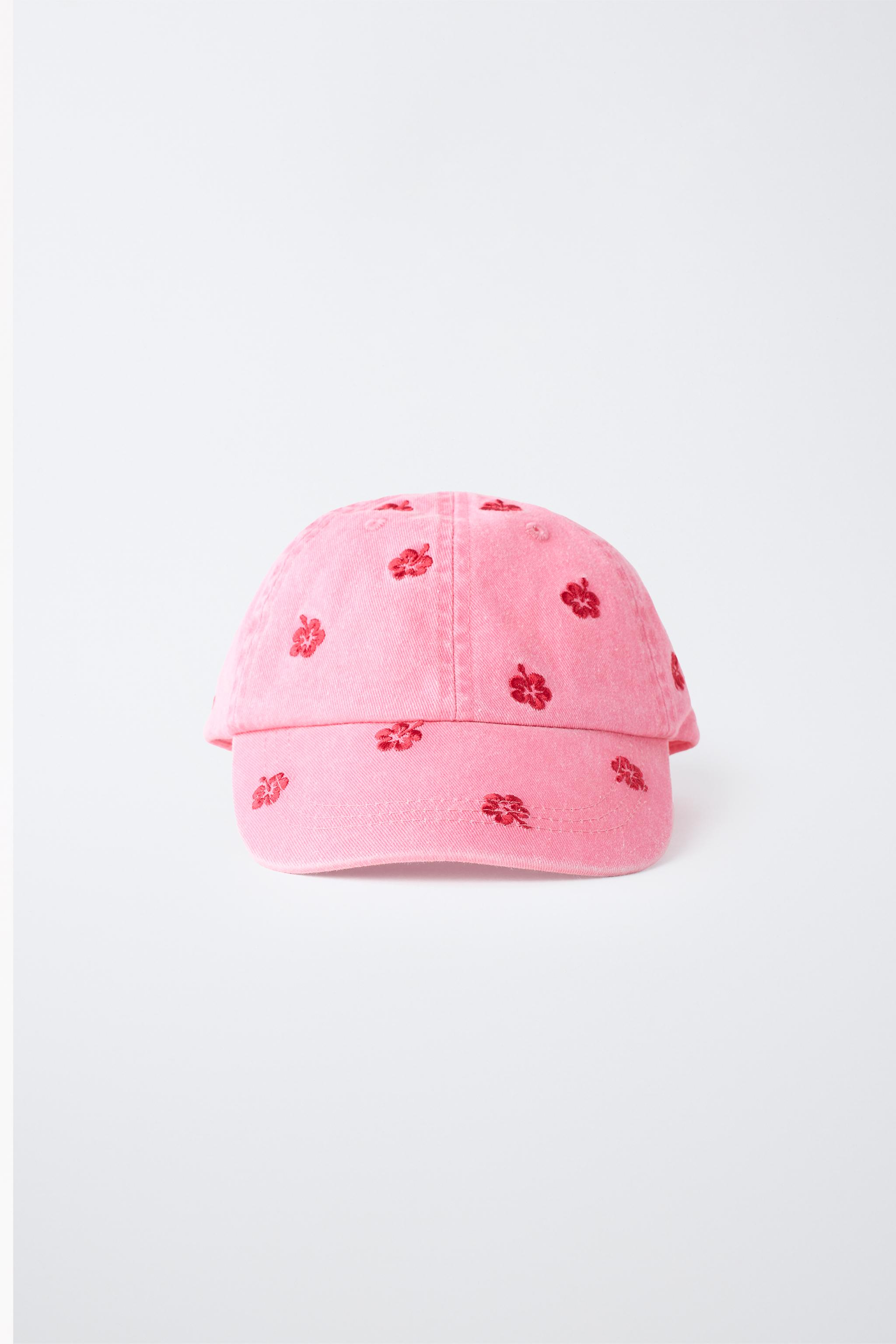 Детские кепки Zara EMBROIDERED HIBISCUS