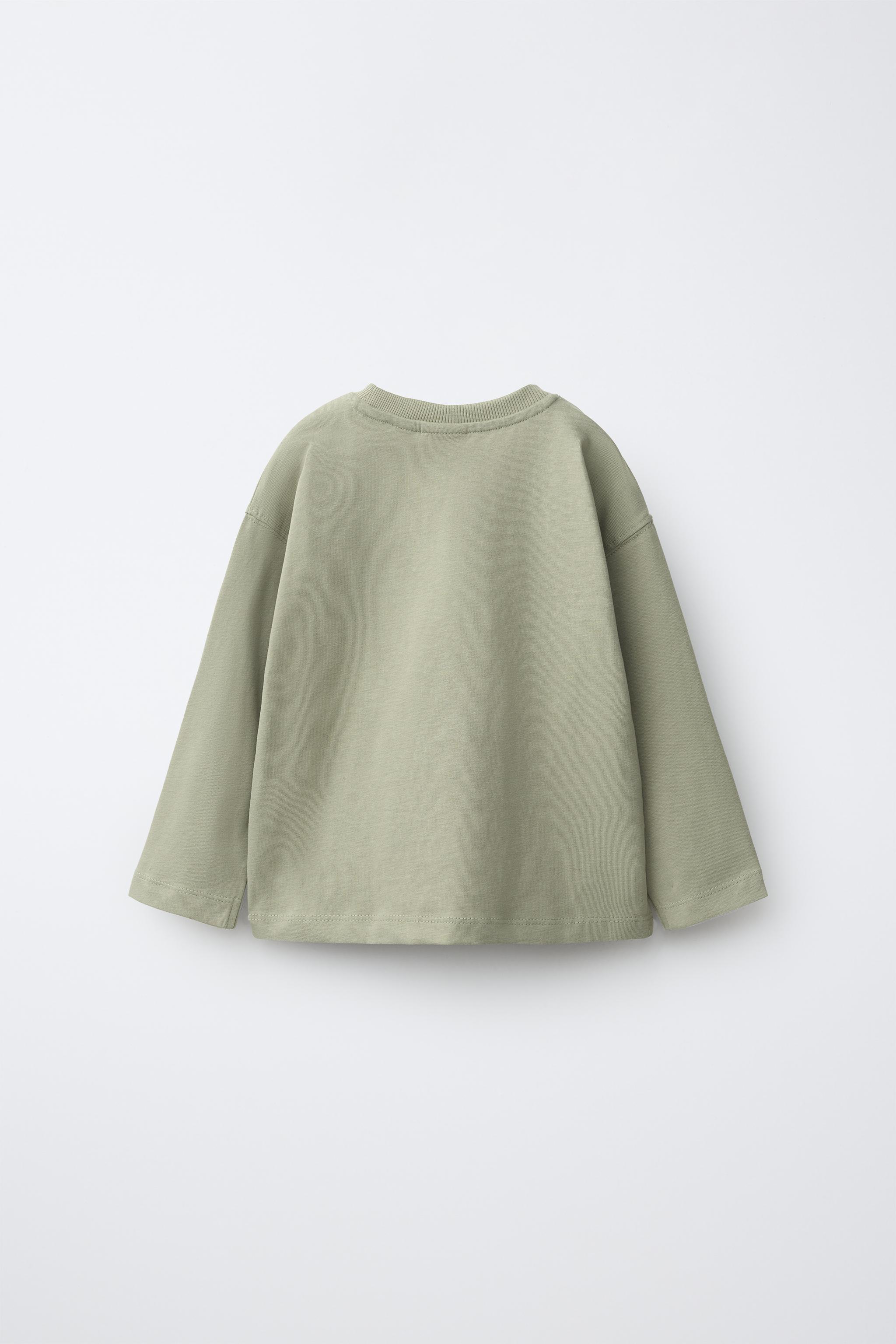 RUBBERIZED FOX PATCH T-SHIRT — Light khaki
