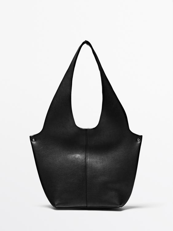 Nappa leather tote bag