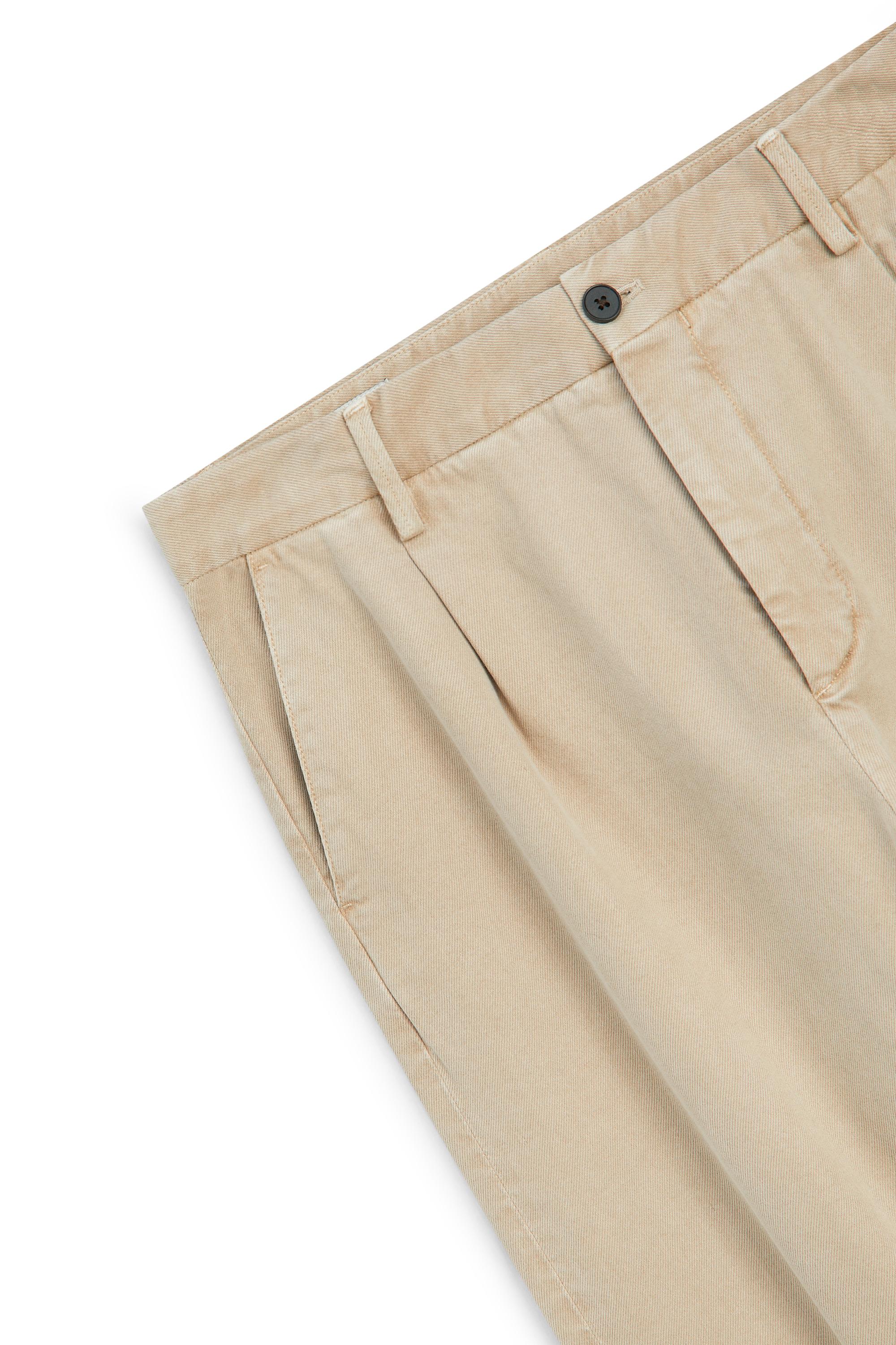 Denim-effect pants with darts - LIMITED EDITION