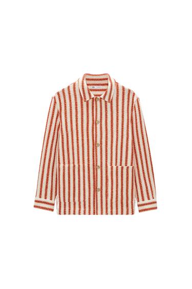 STRIPED OVERSHIRT
