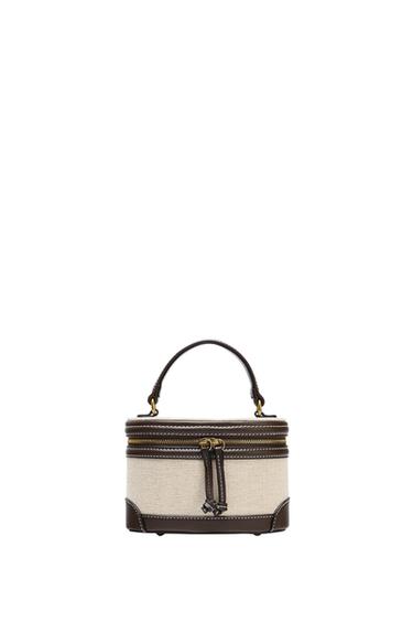 CONTRAST RIGID BAG - Light beige by Zara