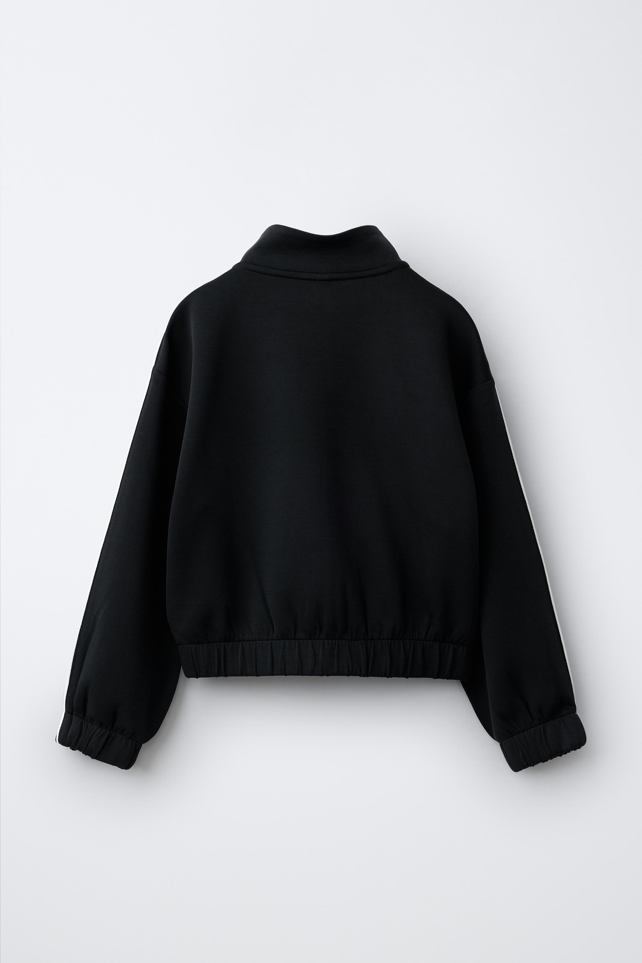 SPORTY CONTRAST PIPING JACKET