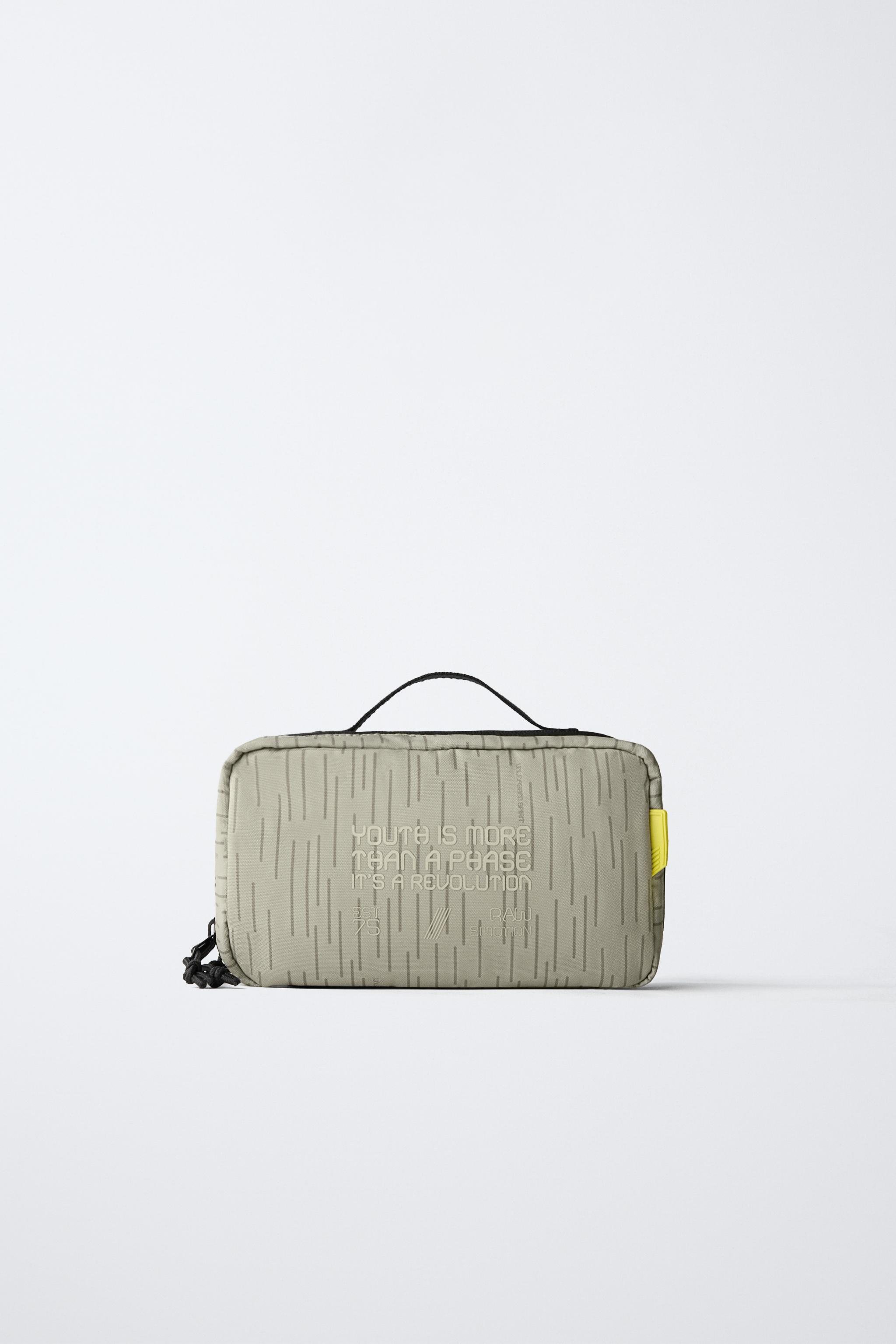 ZARA ストライプ柄トラベルポーチ 9409/002 ストライプ柄トラベルポーチ - ピンク | ZARA Japan / 日本