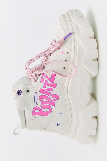 Zara BRATZ © HIGH TOP SNEAKERS - White