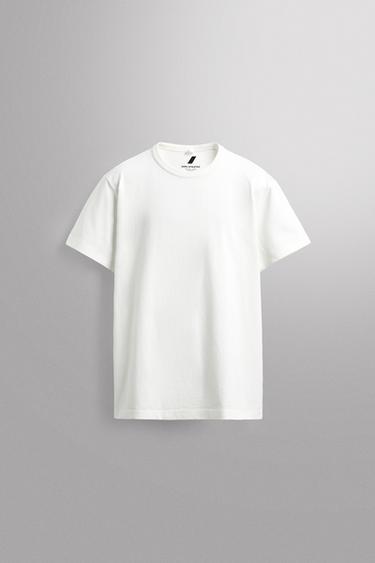 RELAXED FIT HEAVYWEIGHT T-SHIRT - White by Zara