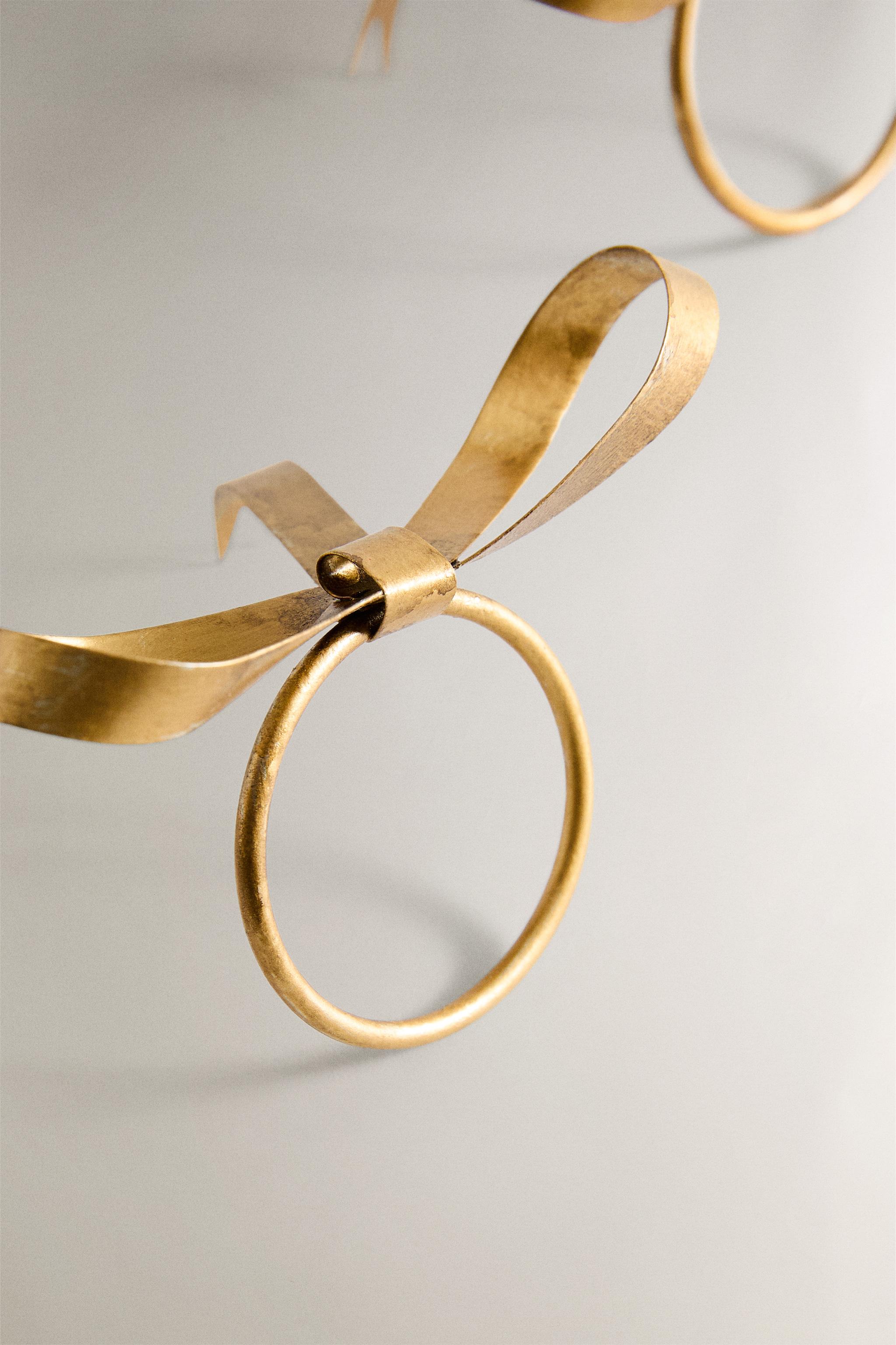 SET OF CHRISTMAS BOW NAPKIN RINGS (SET OF 2)