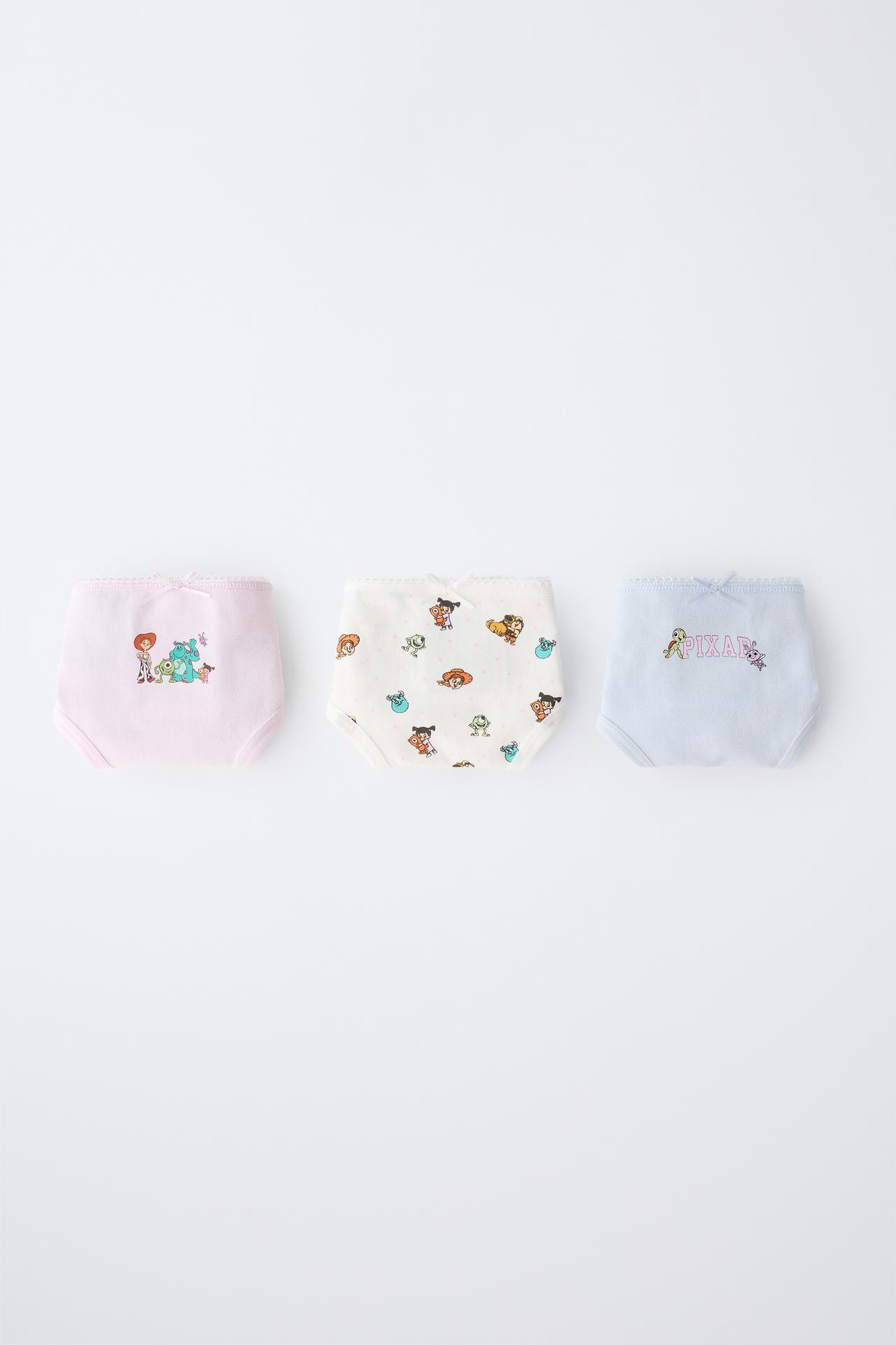 1.5-6 YEARS/ THREE-PACK OF © DISNEY/PIXAR UNDERWEAR — Multicolored