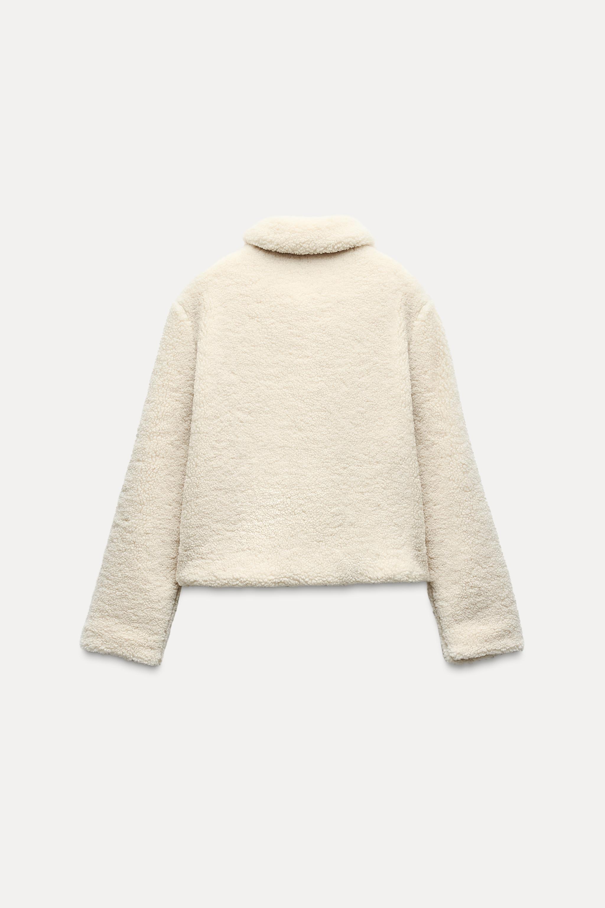 ボアジャケット - エクリュ | ZARA Japan / 日本