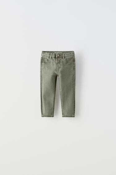 ДЖИНСЫ SLIM FIT — ЗЕЛЕНЫЙ от Zara — изображение 0