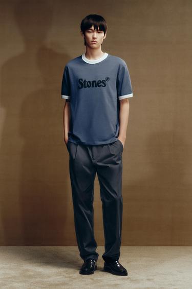 Zara 滾石樂團® T 恤 - 中藍色 - 圖片 0