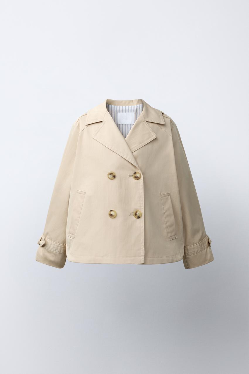 SHORT TRENCH COAT - Sand | ZARA United States