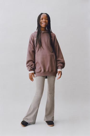 LEGGING ÉVASÉ - Marron / Taupe de Zara