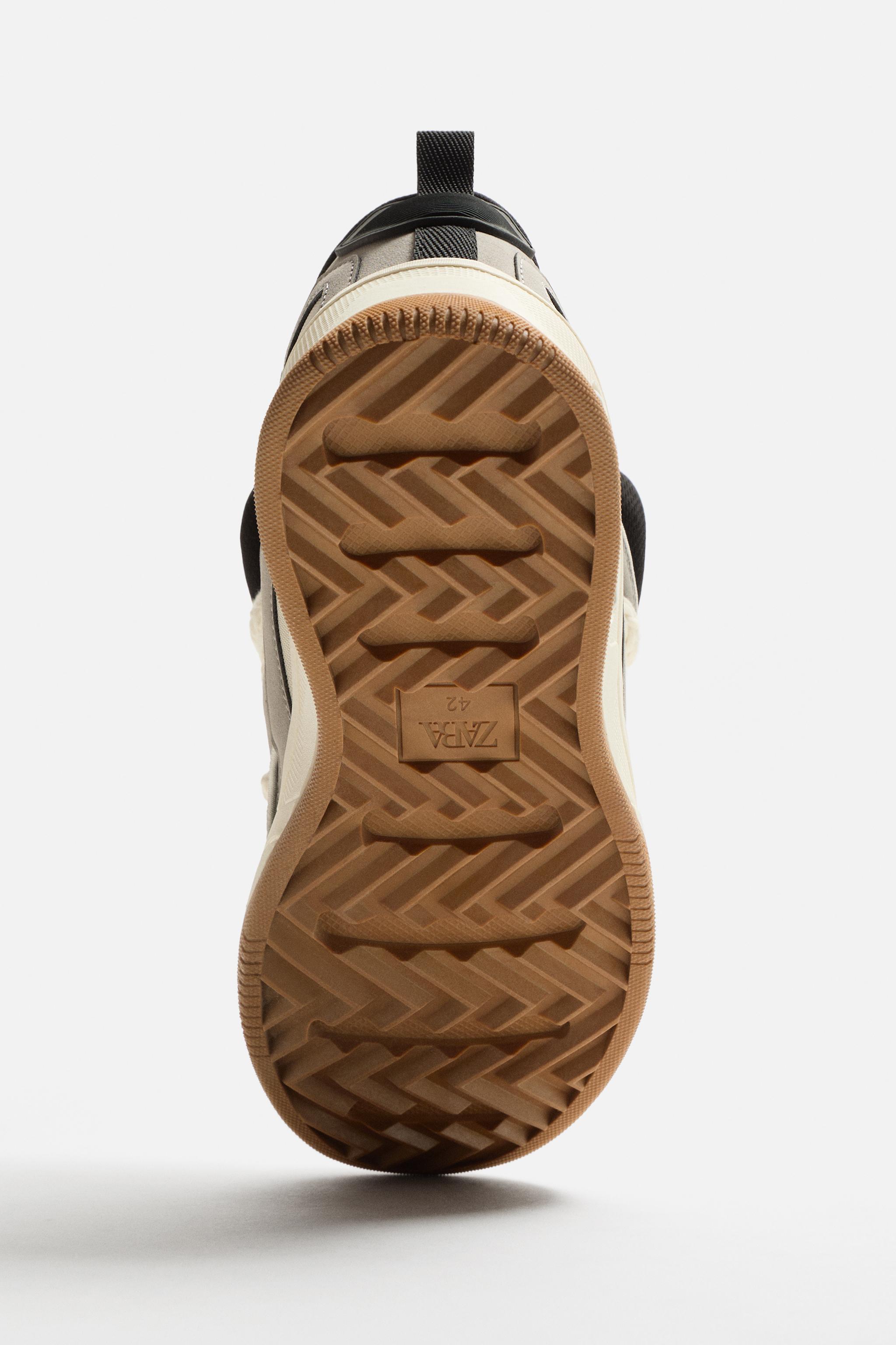 SKATE SNEAKERS - SAND/BROWN | ZARA United States