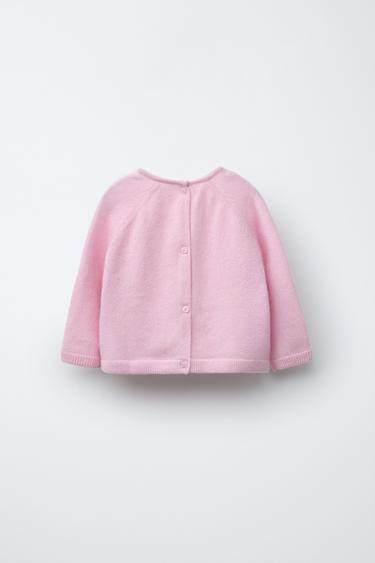100% CASHMERE SWEATER - Pink by Zara - Image 1