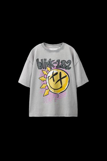 Zara BLINK-182 © PRINT T-SHIRT - Gray