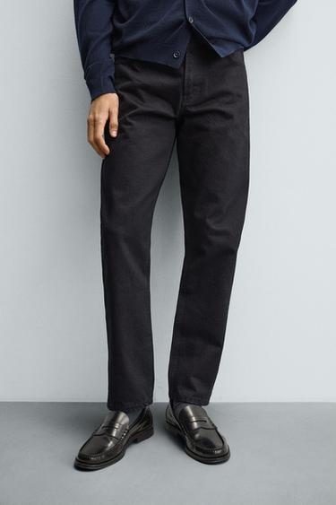 JEAN COUPE SLIM - Bleu marine foncé de Zara - Image 4