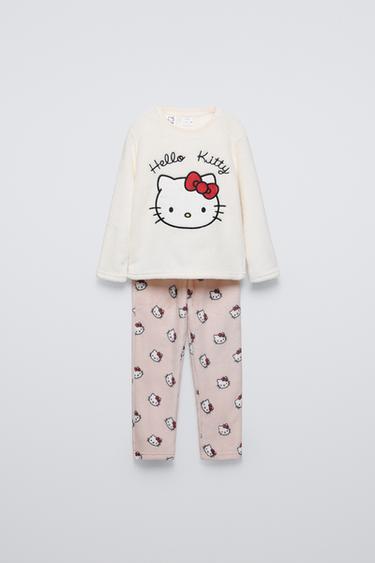 6-14 ÅR/HELLO KITTY© PYJAMAS I FLEECE - rosa fra Zara - Billede 0