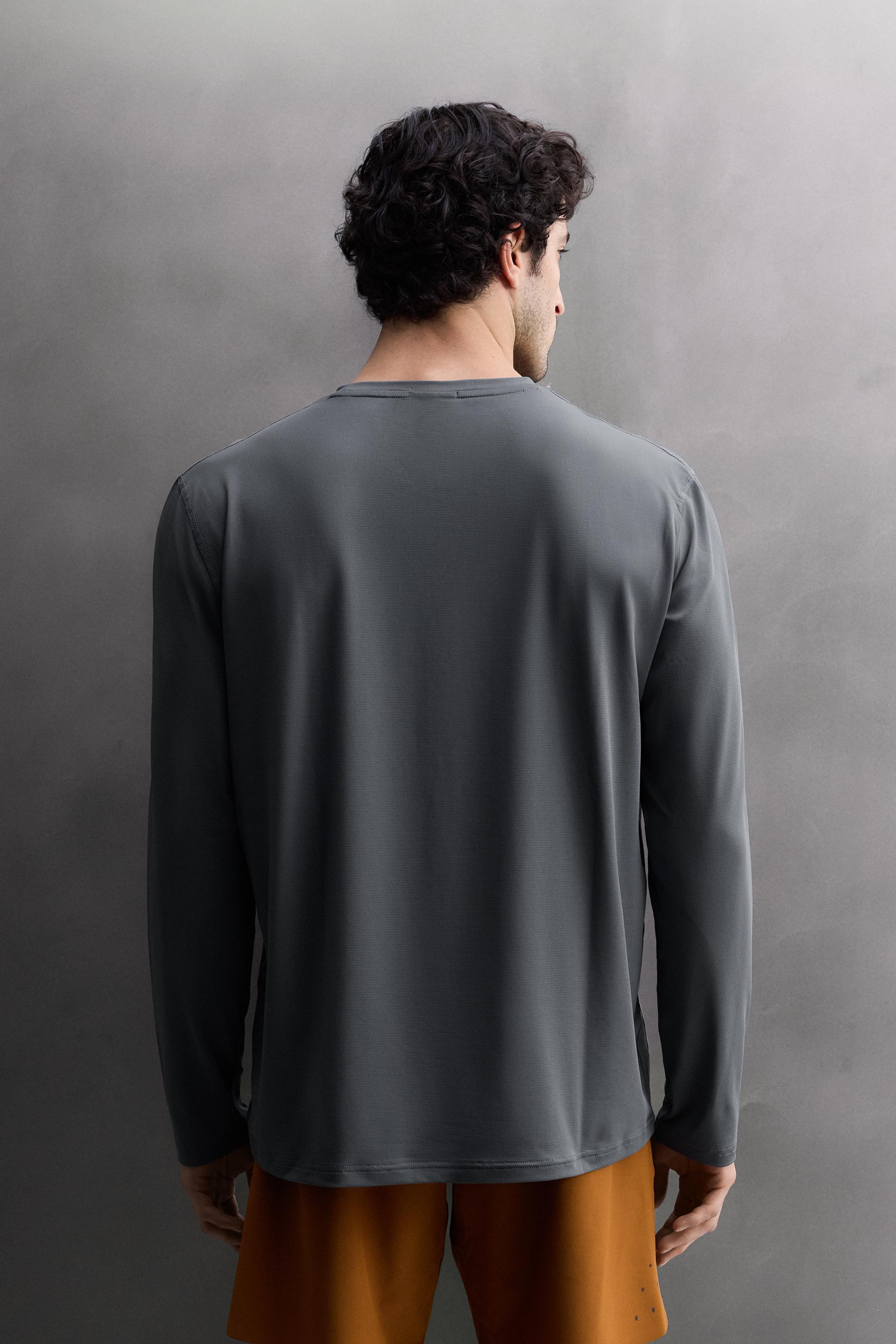 T-SHIRT TECHNIQUE BASIQUE MANCHES LONGUES