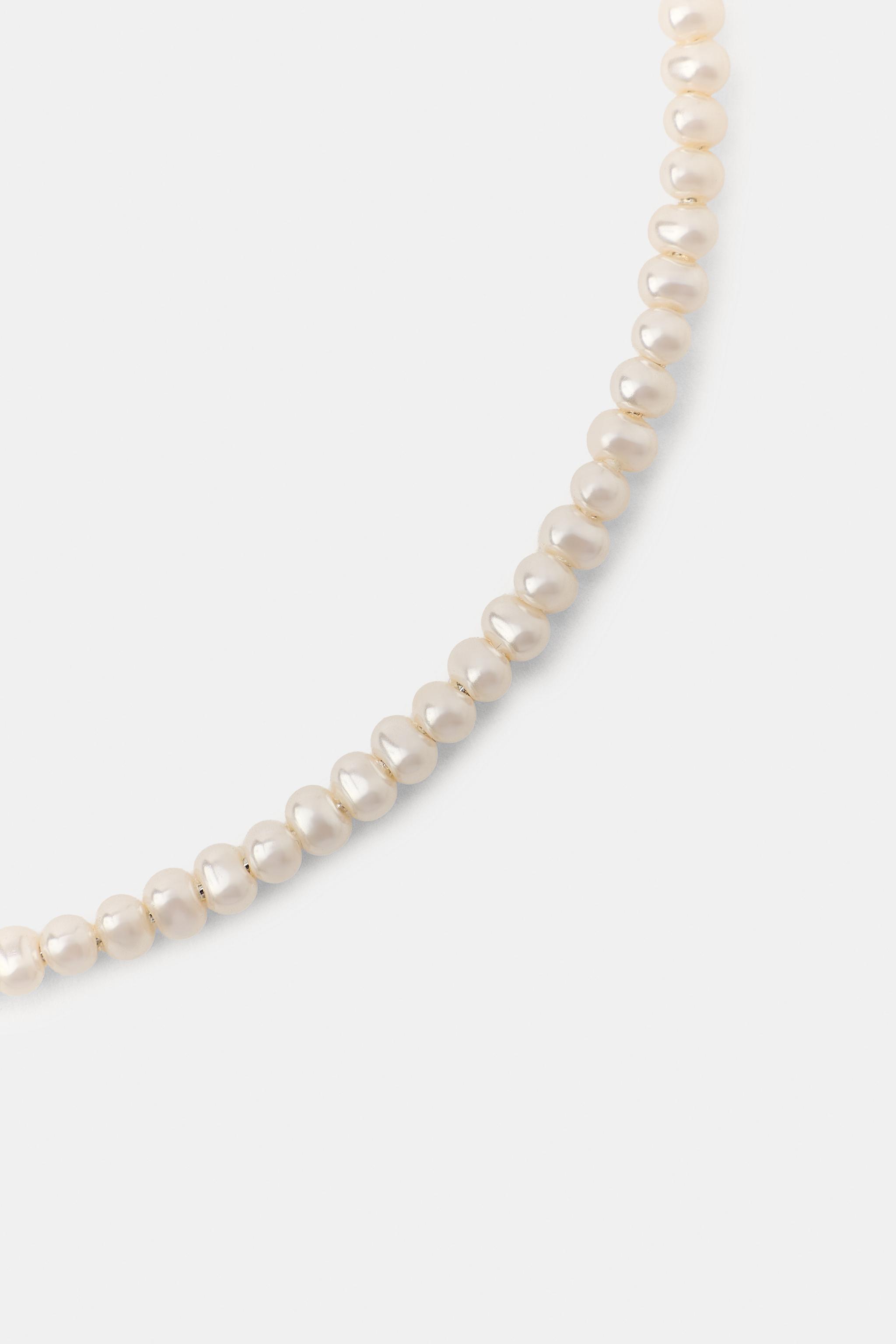 Женские аксессуары Zara PEARL CHOKER NECKLACE — фото 3