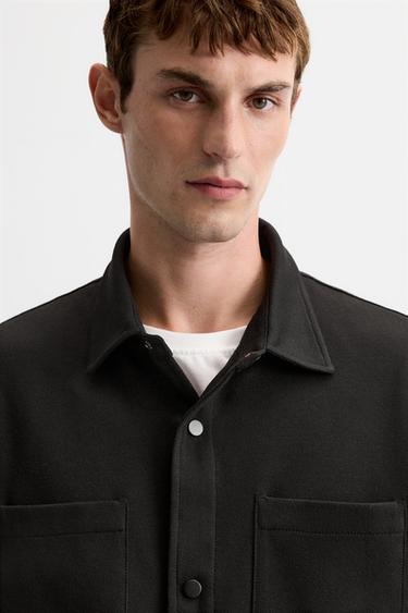 SURCHEMISE CONFORT - Noir de Zara - Image 5