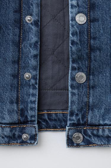 WOODY TOY STORY © DISNEY PIXAR QUILTED DENIM OVERSHIRT - Mid-blue by Zara - Image 3