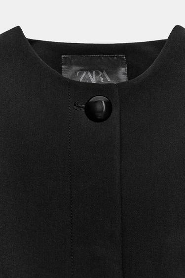 VESTE COURTE ZW COLLECTION - Noir de Zara - Image 7