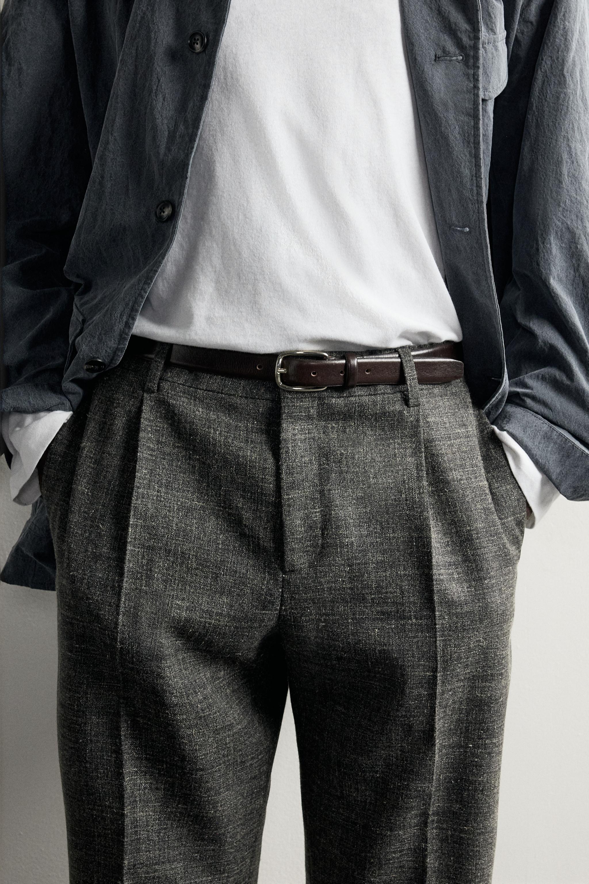 CEINTURE EN CUIR AARON LEVINE X ZARA