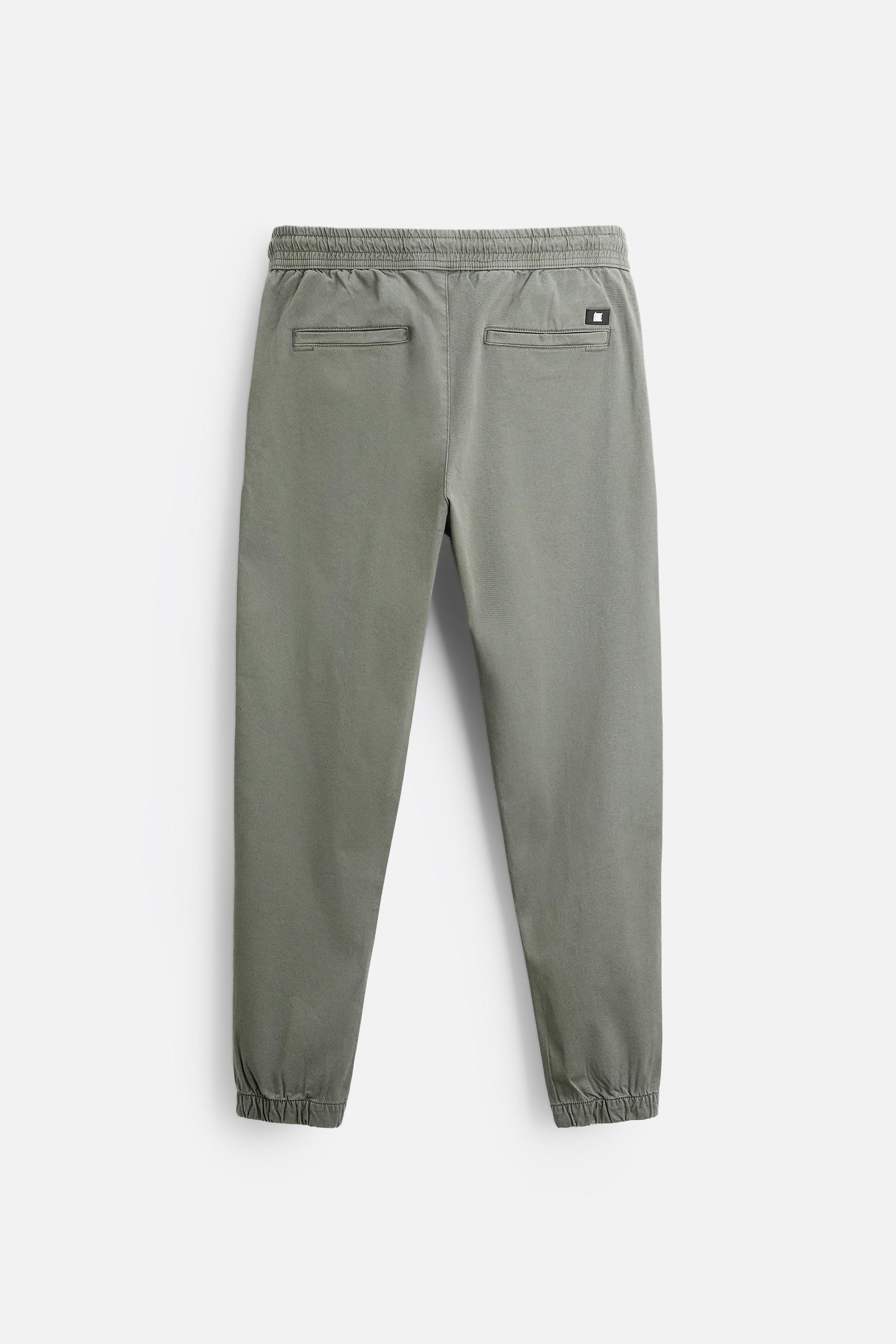 WASHED JOGGER WAIST PANTS