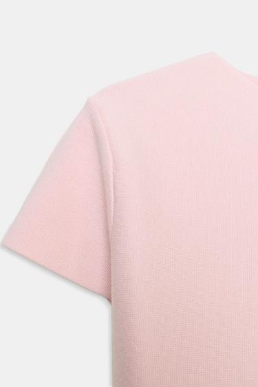 KNIT PEPLUM TOP - Pink by Zara - Image 6