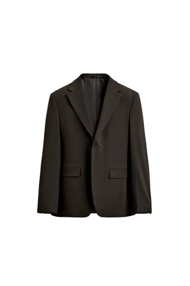 BLAZER DE TERNO COMFORT - Marrom da Zara