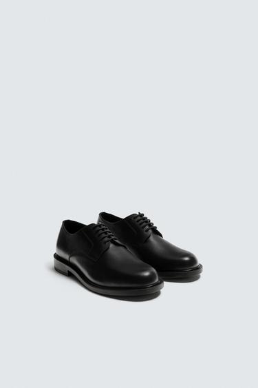 SMART LEATHER SHOES - Black by Zara