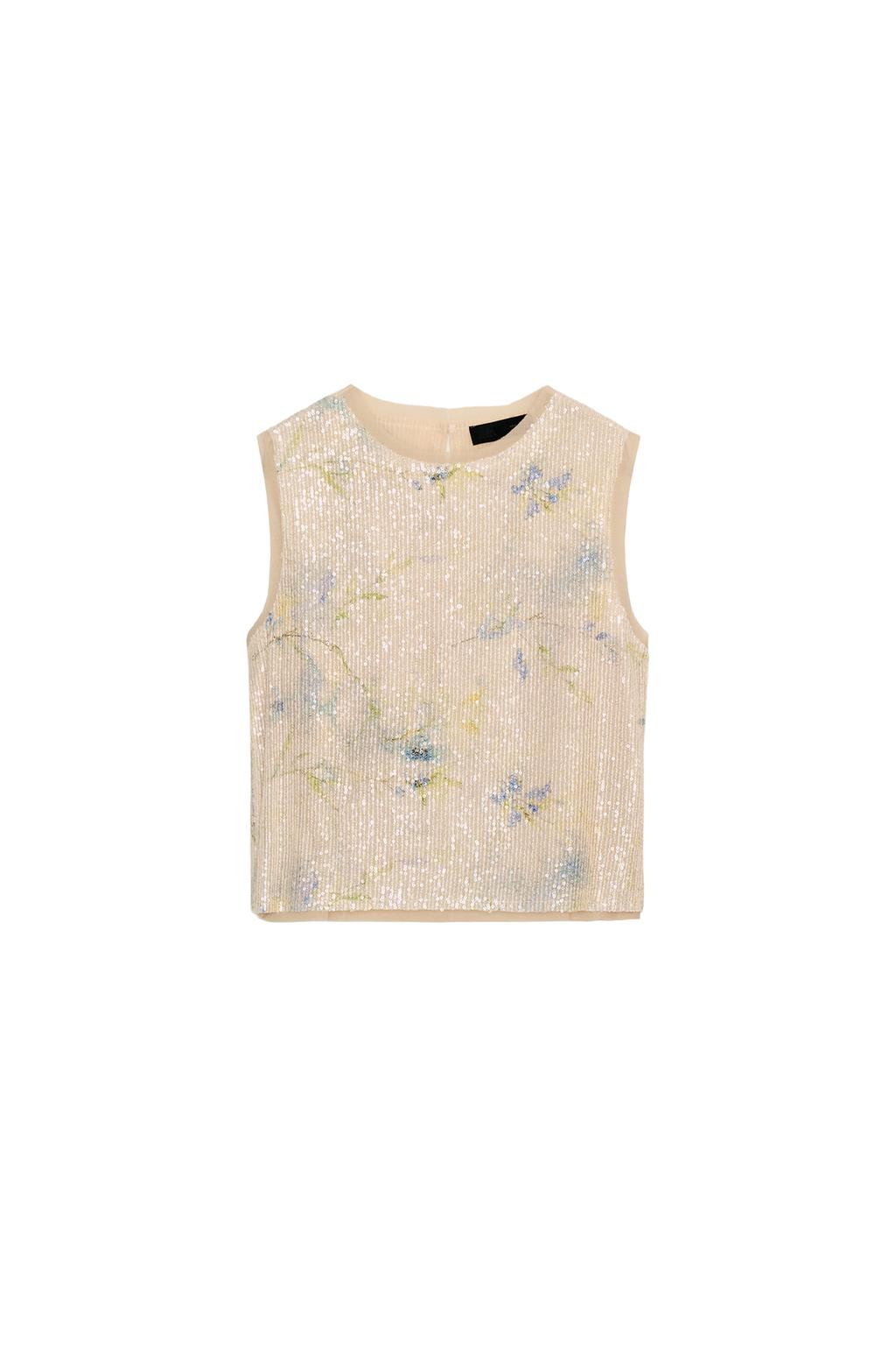 SEQUIN KNIT TOP - image 3