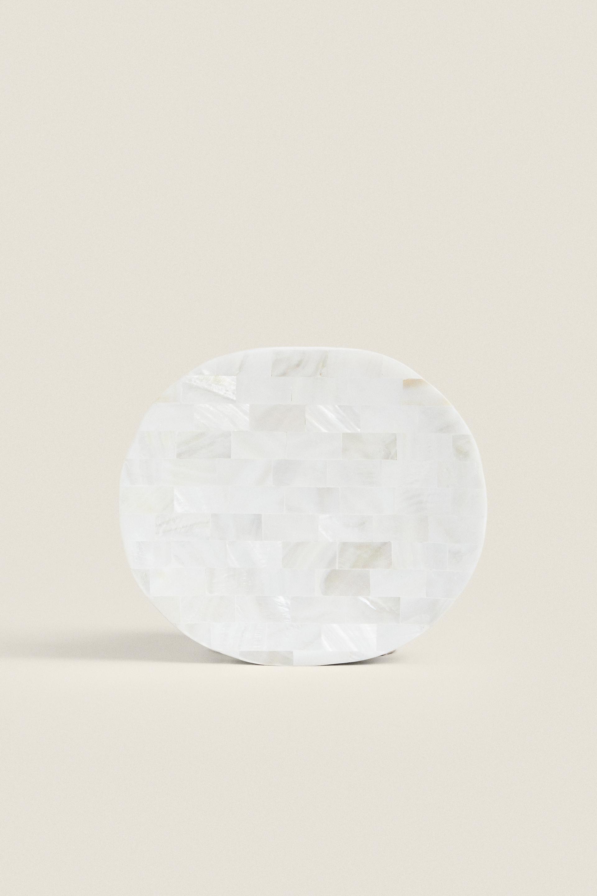 MOTHER-OF-PEARL-EFFECT BATHROOM SOAP DISH - Light beige | ZARA United ...