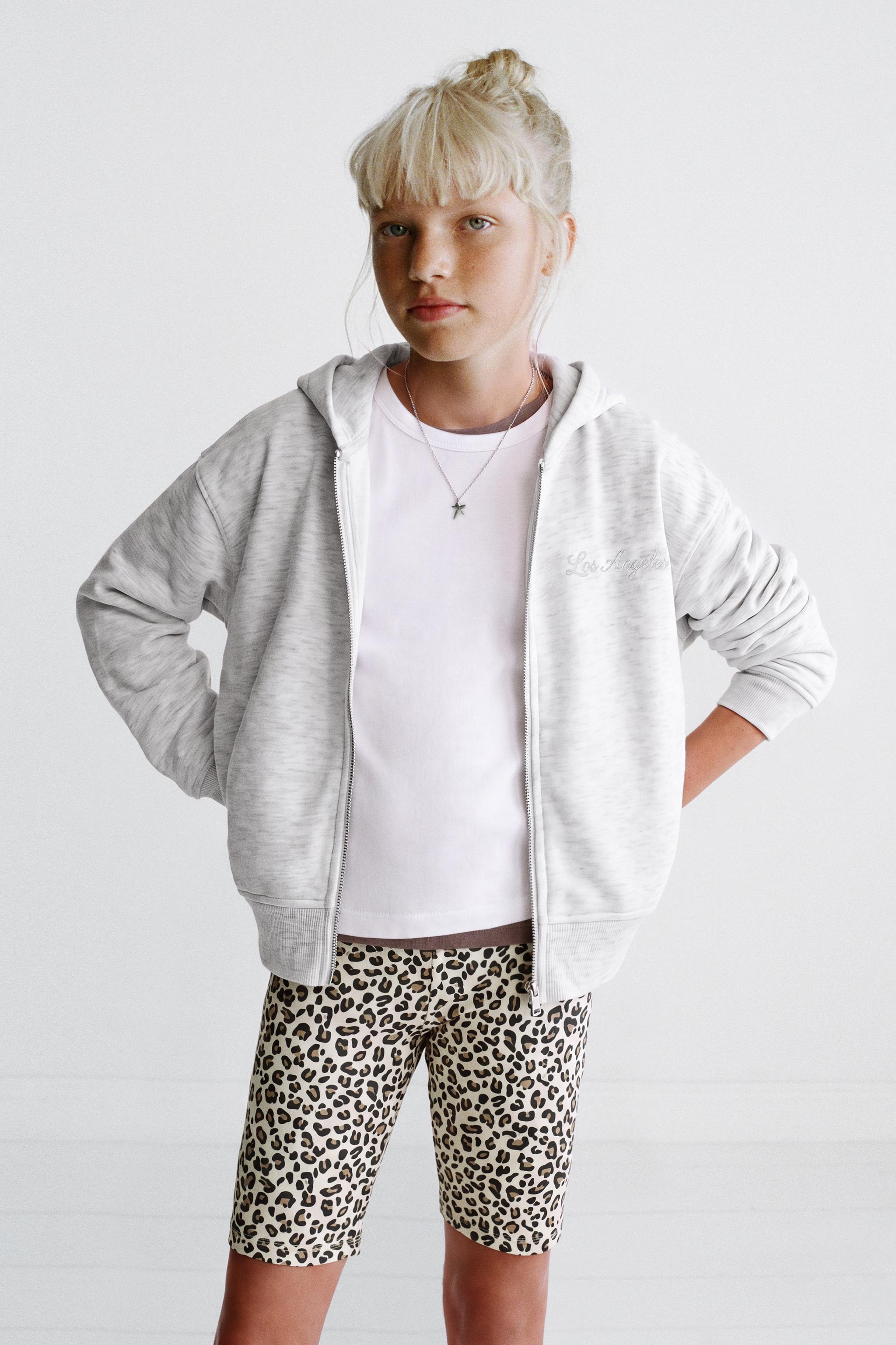 PLAIN BIKE SHORTS - Leopard | ZARA United States