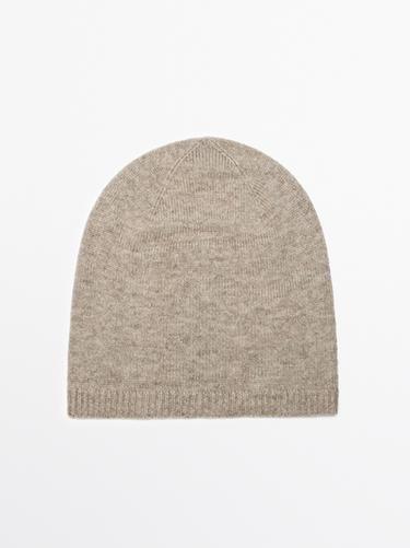 Zara Fine knit beanie - Sand
