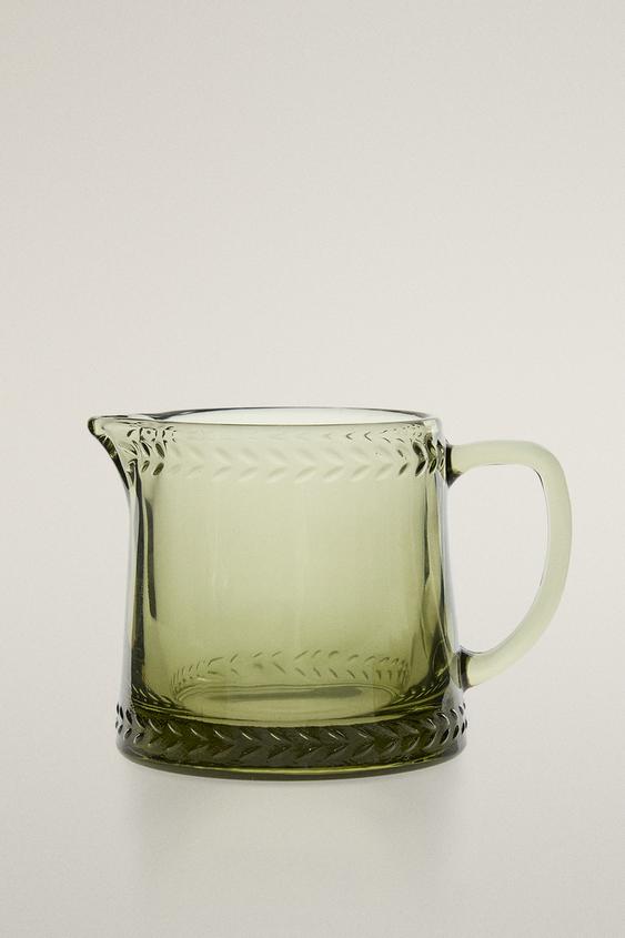 GLAS-MILCHKÄNNCHEN WEIHNACHTEN - Grün von Zara - Bild 0