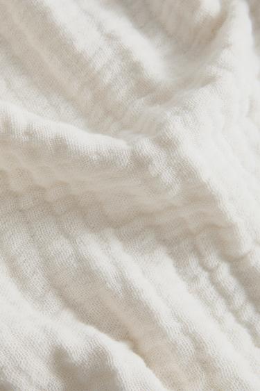 CHILDREN'S MUSLIN BLANKET - Cream by Zara - Image 3