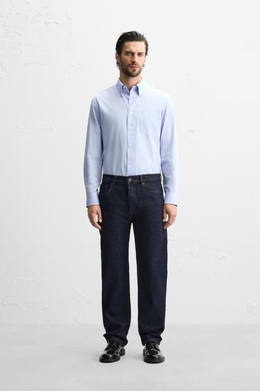 Zara COTTON SILK SHIRT - striped