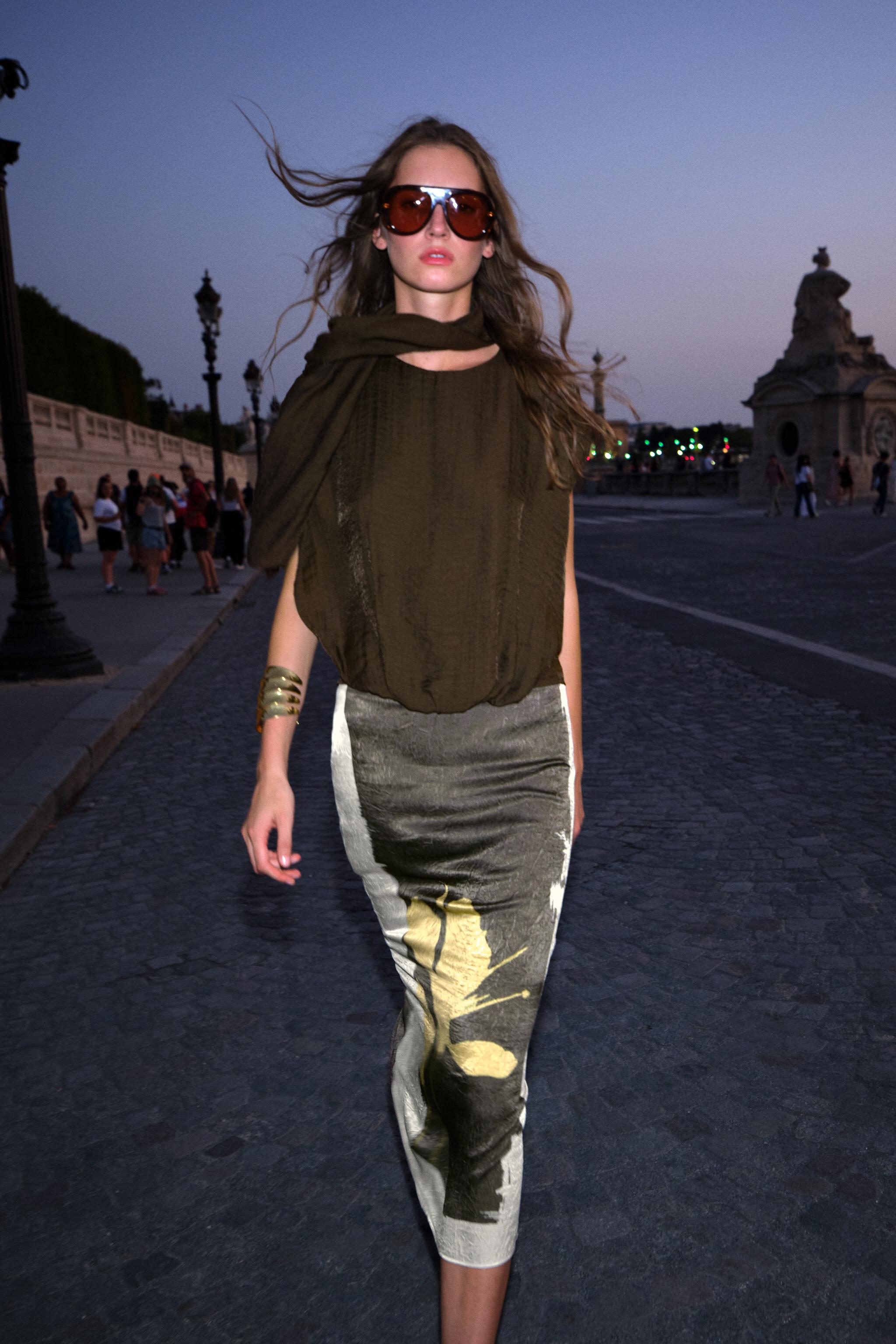 TOP FLUIDE FOULARD