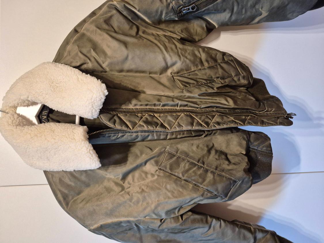 DISTRESSED-EFFECT NYLON BOMBER JACKET - Image 2